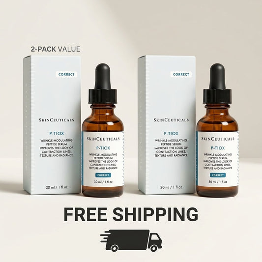 2 Pack NEW Skinceuticals P-TIOX Wrinkle-Modulating Peptide Serum 1 fl oz/30ml Brand New