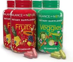Balance of Nature Fruits & Veggies Supplements – Whole Fruit & Vegetable Capsules