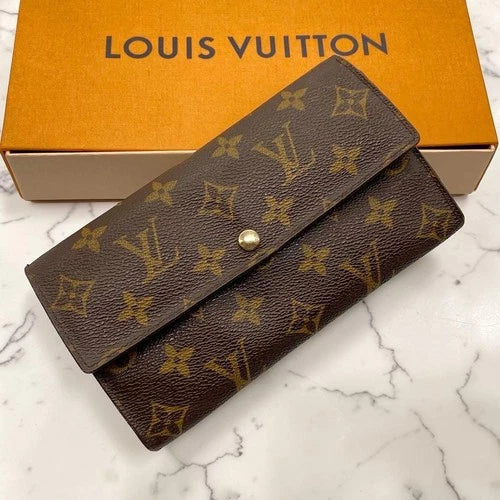 Louis Vuitton Monogram Long Wallet for Women